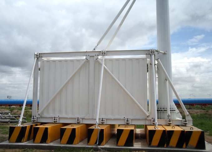 Estación transceptora de la base de la torre