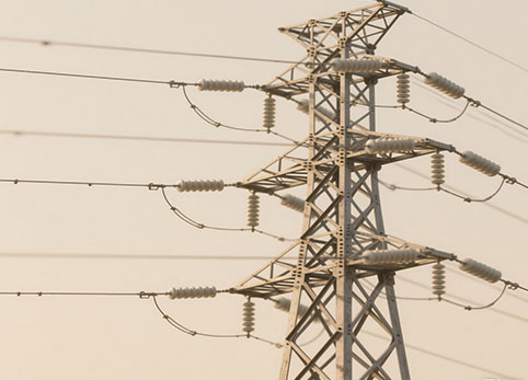 Torre de línea de transmisión de 138 kV
