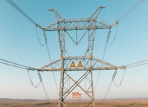 Torre de línea de transmisión 500 KV